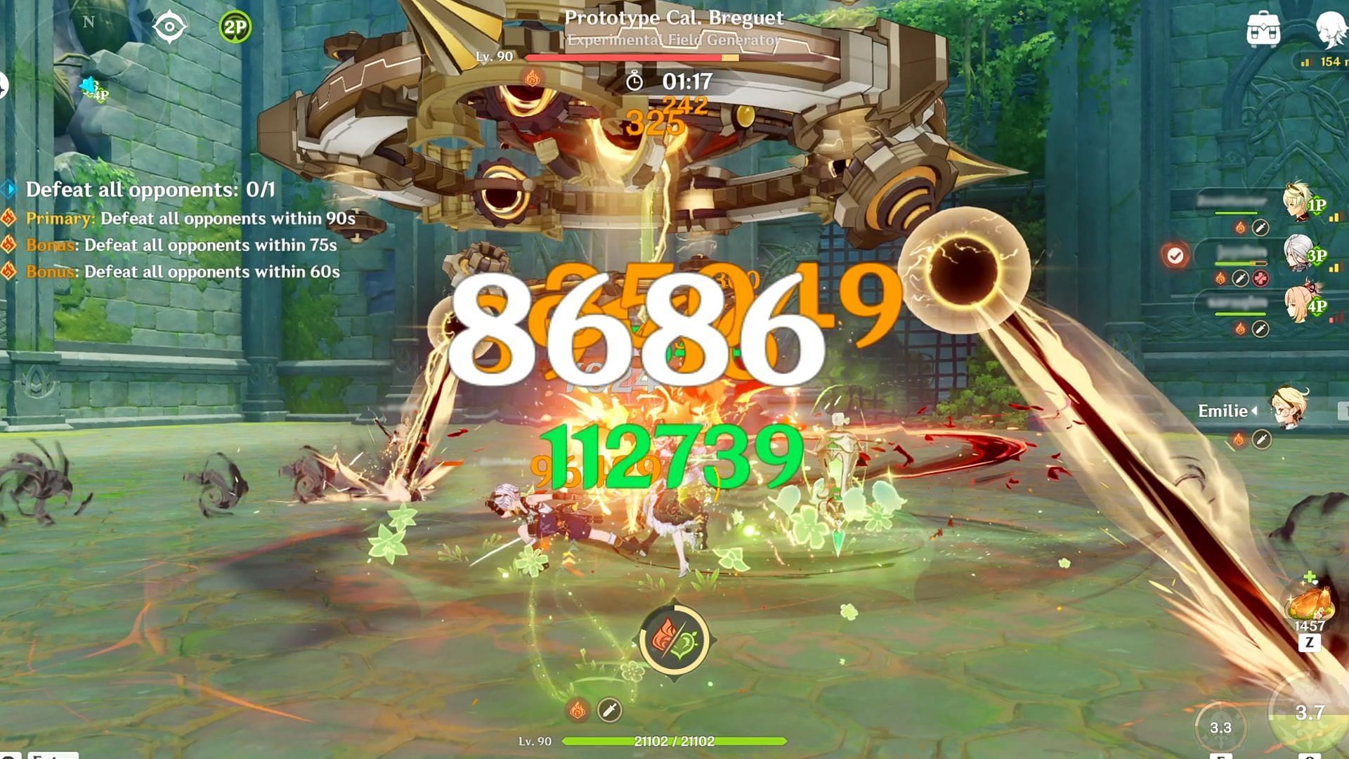 Reminiscent Regimen: Frenzy challenges can be cleared easily with the right teams and buffs (Image via Sportskeeda Gaming/HoYoverse)